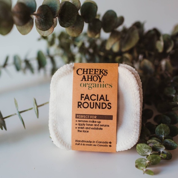 (NWT) Cheeks Ahoy Organic Reusable Facial Rounds - Picture 1 of 3
